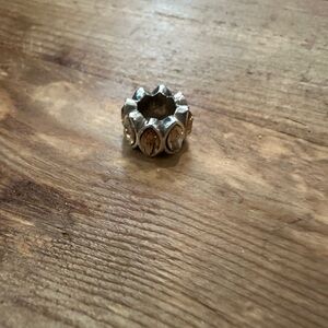 Brighton Silver-Tone Faceted Crystal Spacer Bead